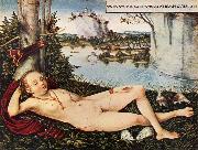 CRANACH, Lucas the Elder Nymph of the Spring oil painting artist